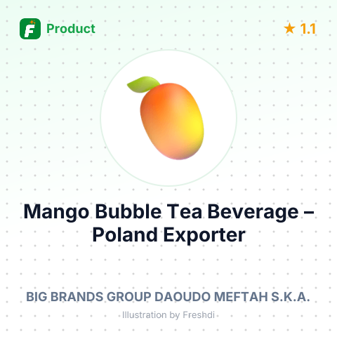 Mango Bubble Tea Beverage – summary card, no photo uploaded yet