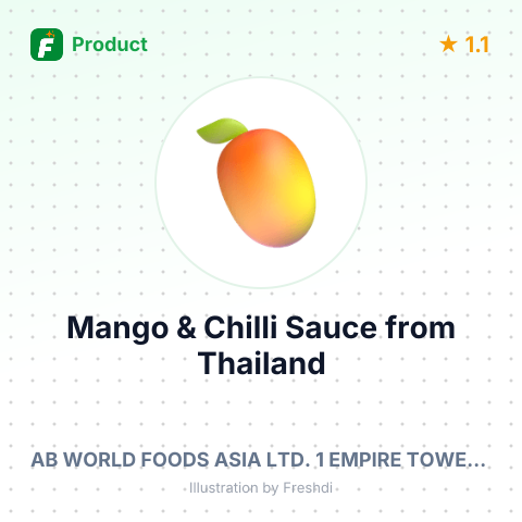 Mango & Chilli Sauce – summary card, no photo uploaded yet