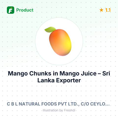 Mango Chunks in Mango Juice – summary card, no photo uploaded yet