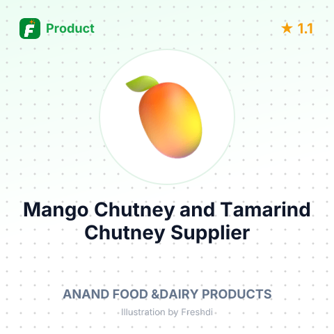 Mango Chutney and Tamarind Chutney – product summary card, no photo uploaded yet