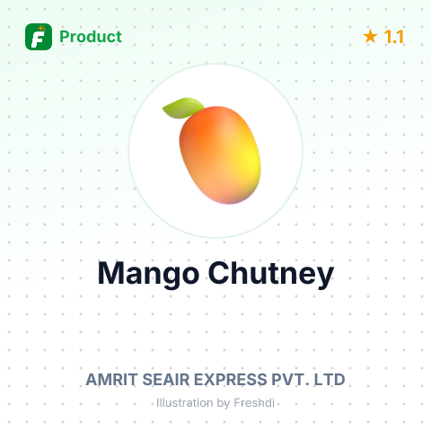 Mango Chutney – summary card, no photo uploaded yet