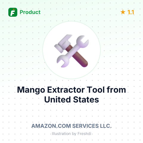 Mango Extractor Tool – summary card, no photo uploaded yet