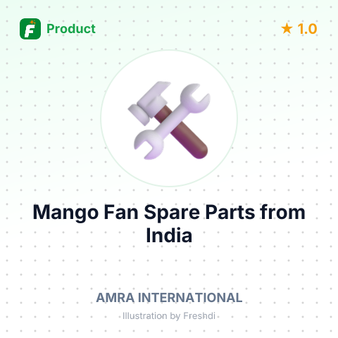 Mango Fan Spare Parts – summary card, no photo uploaded yet