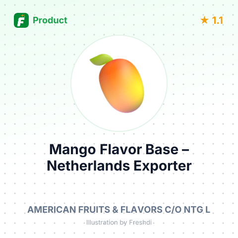 Mango Flavor Base – summary card, no photo uploaded yet