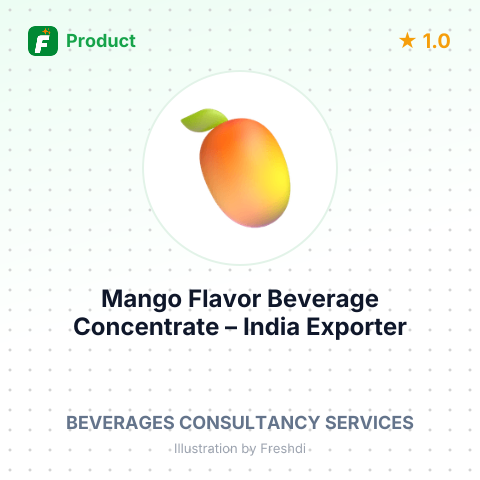 Mango Flavor Beverage Concentrate – summary card, no photo uploaded yet