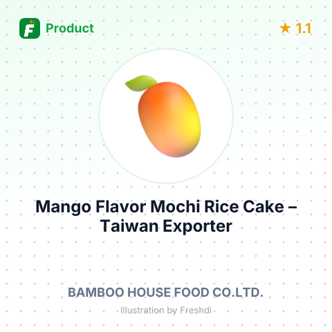 Mango Flavor Mochi Rice Cake – summary card, no photo uploaded yet