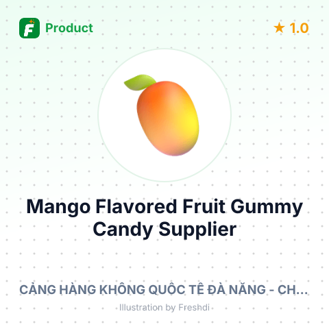 Mango Flavored Fruit Gummy Candy – summary card, no photo uploaded yet