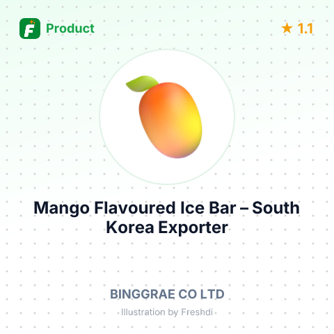 Mango Flavoured Ice Bar – summary card, no photo uploaded yet
