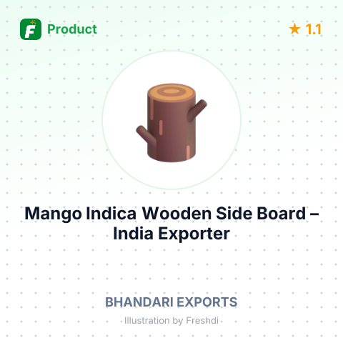 Mango Indica Wooden Side Board – summary card, no photo uploaded yet