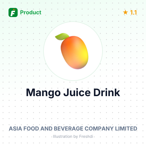 Mango Juice Drink – summary card, no photo uploaded yet