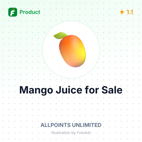 Mango Juice – summary card, no photo uploaded yet