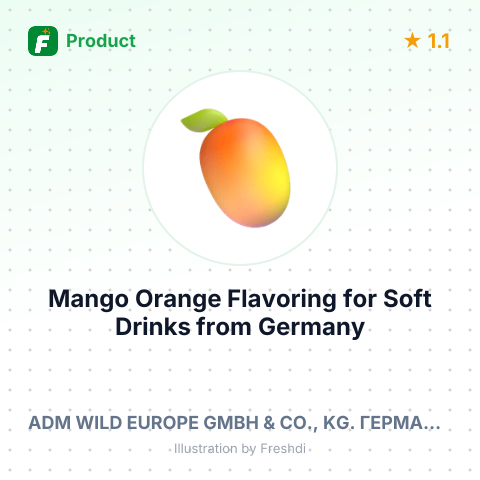 Mango Orange Flavoring for Soft Drinks – summary card, no photo uploaded yet