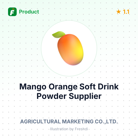 Mango Orange Soft Drink Powder – summary card, no photo uploaded yet