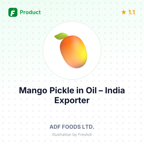 Mango Pickle in Oil – summary card, no photo uploaded yet