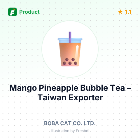 Mango Pineapple Bubble Tea – summary card, no photo uploaded yet