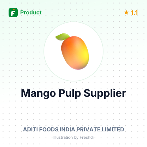 Mango Pulp (Sweetened) – summary card, no photo uploaded yet