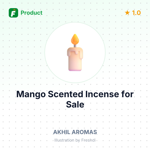 Mango Scented Agarbathi Compound – summary card, no photo uploaded yet
