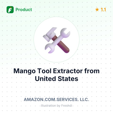 Mango Tool Extractor – summary card, no photo uploaded yet