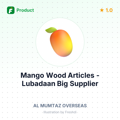 Mango Wood Articles - Lubadaan Big – summary card, no photo uploaded yet