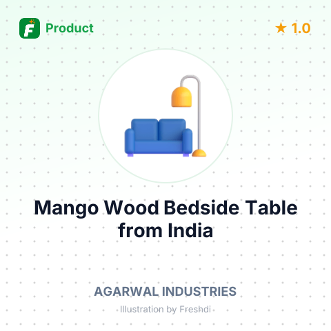 Mango Wood Bedside Table – summary card, no photo uploaded yet