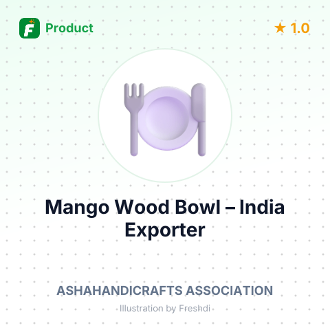 Mango Wood Bowl – summary card, no photo uploaded yet
