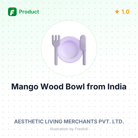 Mango Wood Bowl – summary card, no photo uploaded yet