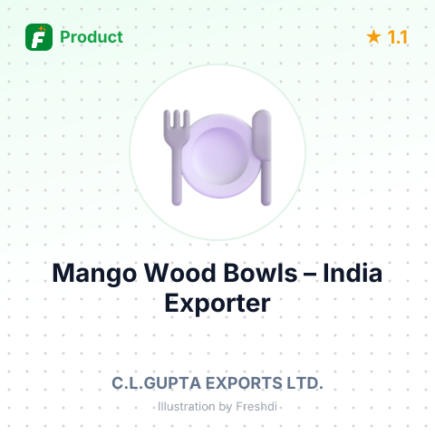 Mango Wood Bowls – summary card, no photo uploaded yet