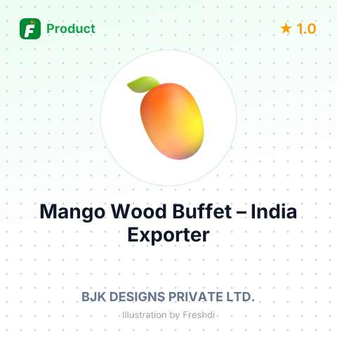 Mango Wood Buffet – summary card, no photo uploaded yet