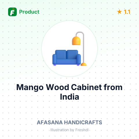 Mango Wood Cabinet – summary card, no photo uploaded yet
