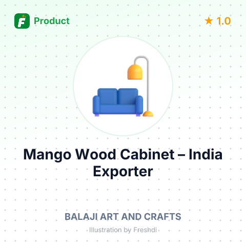 Mango Wood Cabinet – summary card, no photo uploaded yet