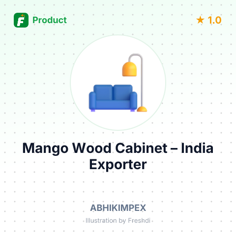 Mango Wood Cabinet – summary card, no photo uploaded yet