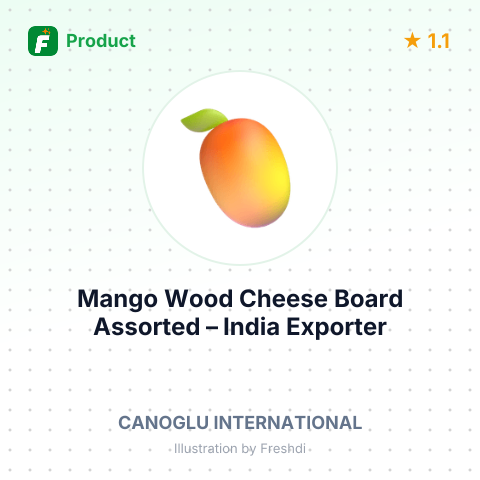 Mango Wood Cheese Board Assorted – summary card, no photo uploaded yet