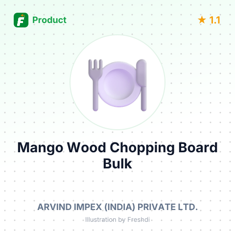 Mango Wood Chopping Board – summary card, no photo uploaded yet