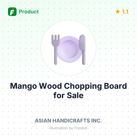 Mango Wood Chopping Board – summary card, no photo uploaded yet