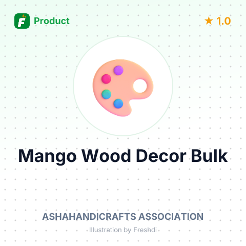 Mango Wood Decorative Items – summary card, no photo uploaded yet
