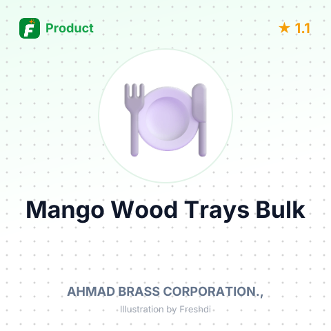 Mango Wood Decorative Trays – summary card, no photo uploaded yet