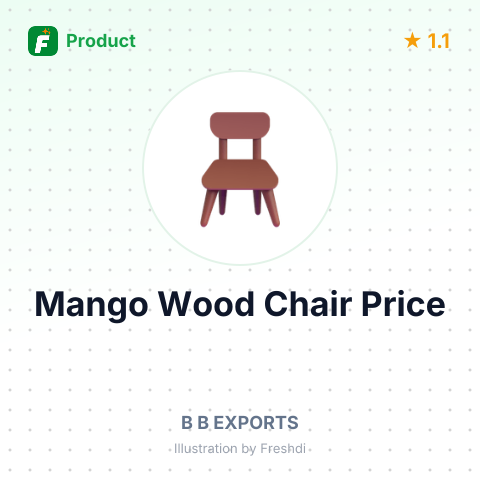 Mango Wood Elephant Chair – summary card, no photo uploaded yet