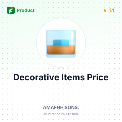 Mango Wood, Glass & Iron Decorative Items – summary card, no photo uploaded yet