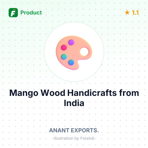 Mango Wood Handicrafts – summary card, no photo uploaded yet