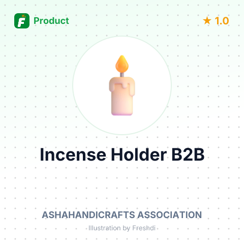 Mango Wood Incense Holder – summary card, no photo uploaded yet