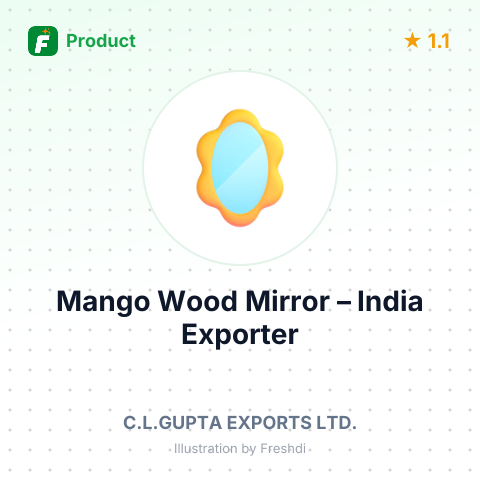 Mango Wood Mirror – summary card, no photo uploaded yet