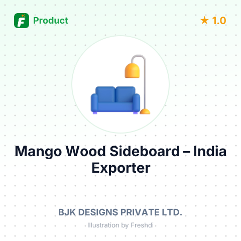 Mango Wood Sideboard – summary card, no photo uploaded yet