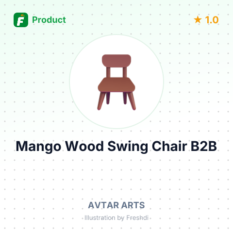 Mango Wood Swing Chair Lounge – summary card, no photo uploaded yet