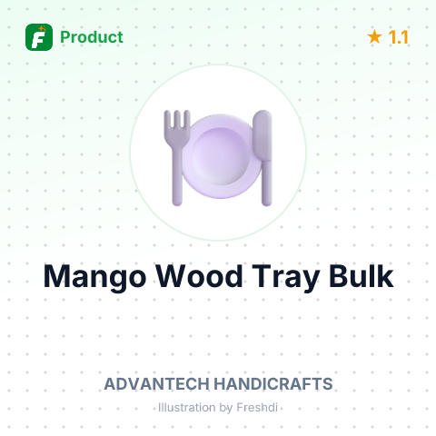 Mango Wood Tray – summary card, no photo uploaded yet
