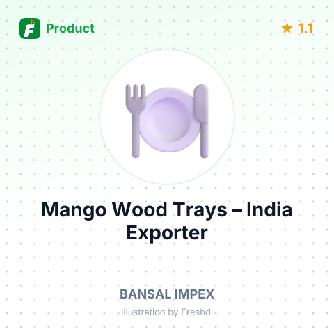 Mango Wood Trays – summary card, no photo uploaded yet