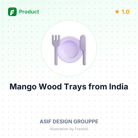 Mango Wood Trays – summary card, no photo uploaded yet