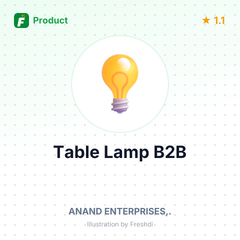 Mango Wood and Iron Table Lamp with Shade – summary card, no photo uploaded yet