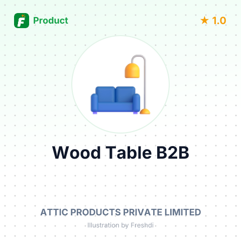 Mango Wood and MDF Table – summary card, no photo uploaded yet