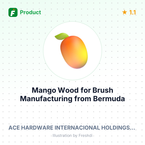 Mango Wood for Brush Manufacturing – summary card, no photo uploaded yet