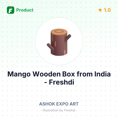 Mango Wooden Box – summary card, no photo uploaded yet